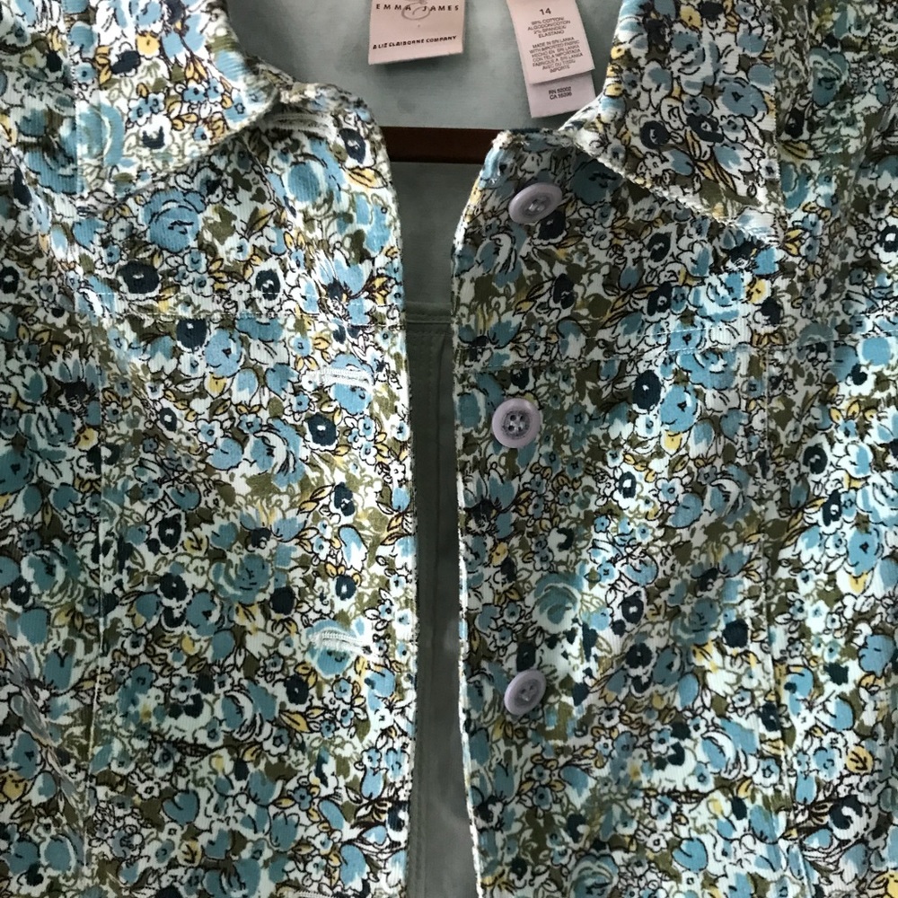 Emma James lightweight floral jacket Size 14 - Picture 2 of 7
